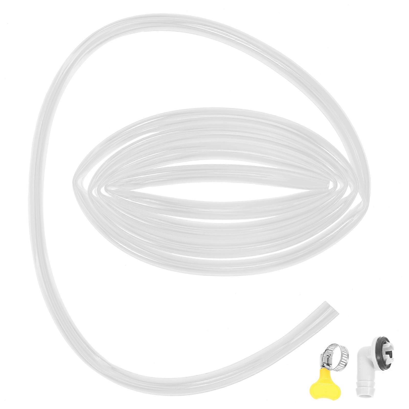 Telescopic Air Conditioner Drain Hose Kit with Buckle for Outdoor Unit Condenser – Efficient Water Flow Drainage Tube