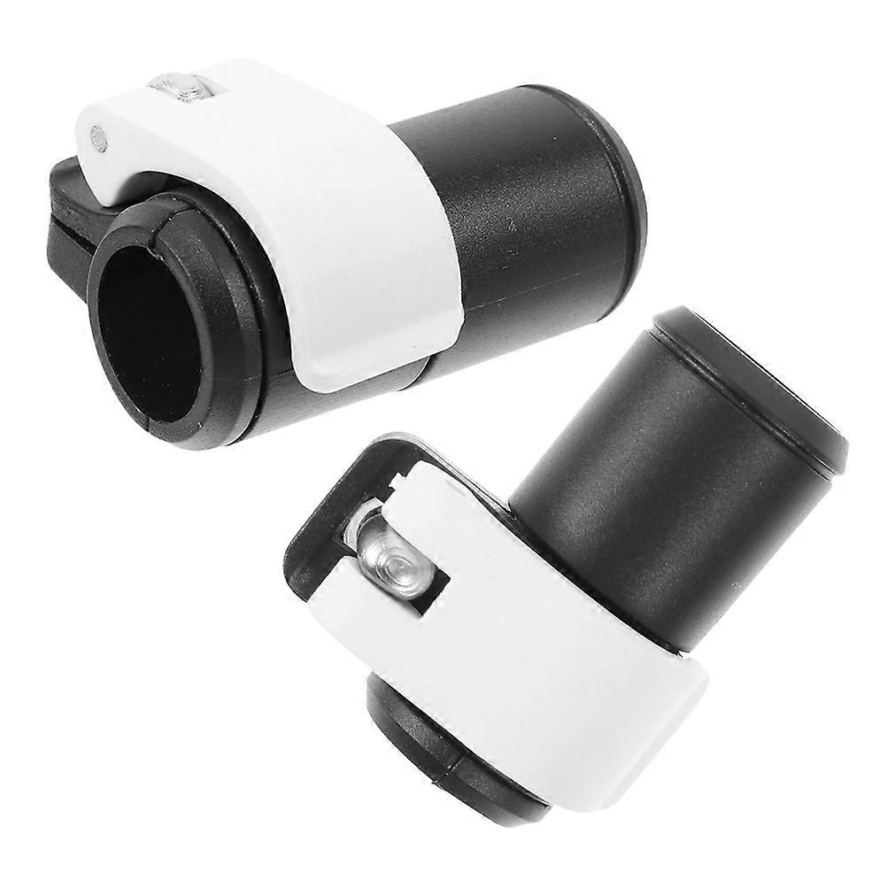 Pole External Lock Walking Sticks Fastener Trekking Pole External Lock Camping White 4.80X4.00X3.00CM Locking 2Pcs