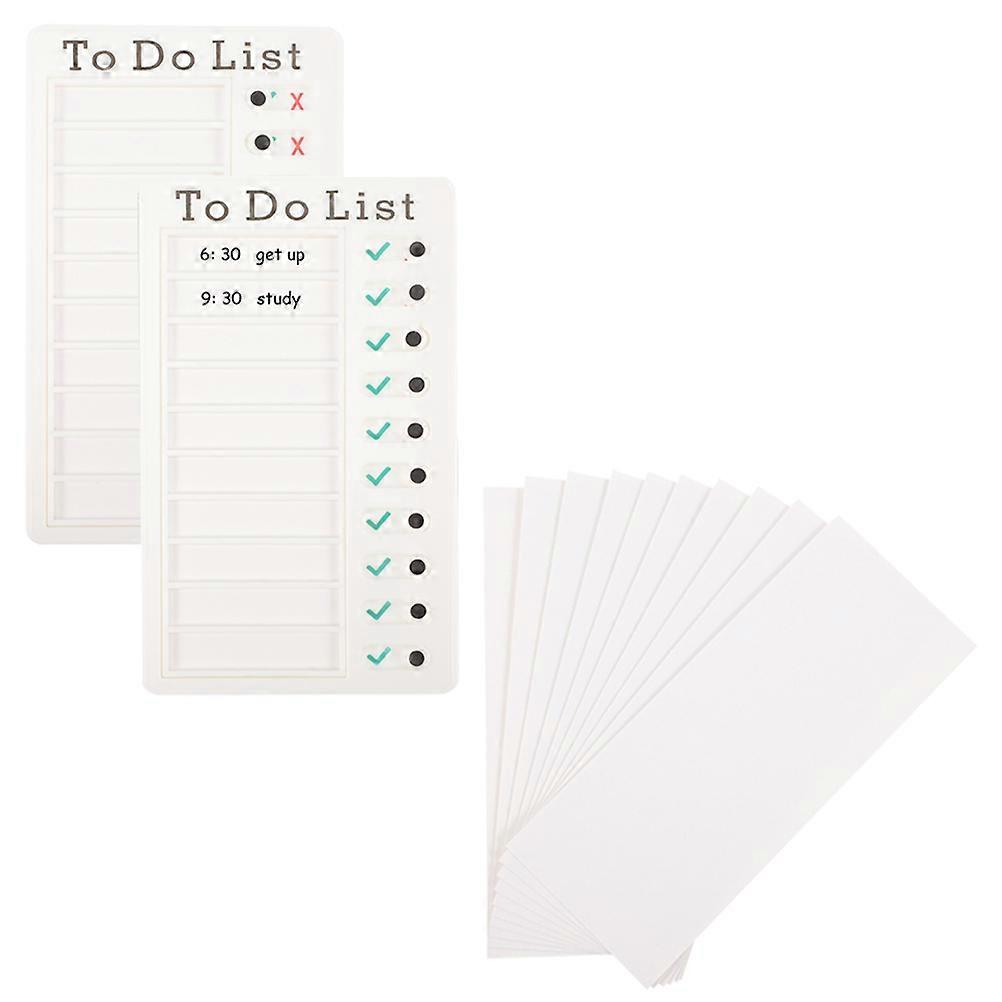 Diy Chore Planner Board with Cards Multi Functional Household Reminder Chart for Adults Study and Task Organizer