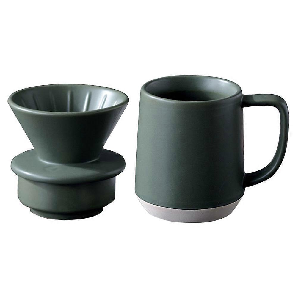 It looks like you've shared a product title or description for a **ceramic coffee filter cup/mug**. Here's a refined and more professional version of