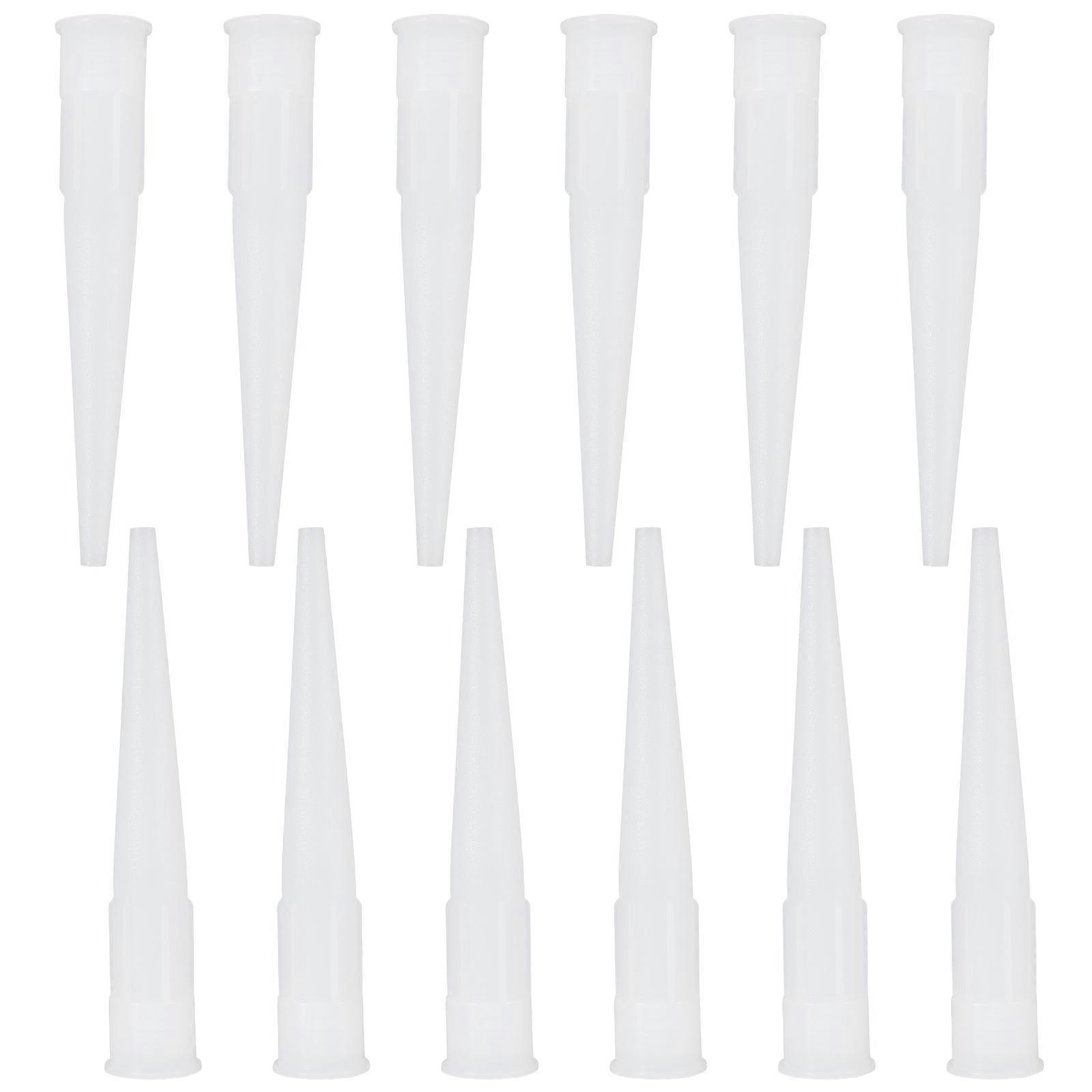 Reusable Caulking Nozzle Tips Reduce Waste Floor Tiles Silicone 11x2cm Screw Covers 40Pcs