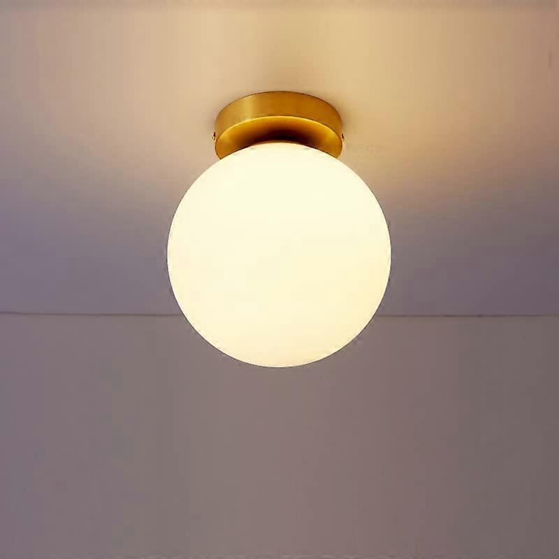 Modern ceiling light, ceiling lamps, E27 glass ceiling lights for study, hallway, wardrobe. (Large)