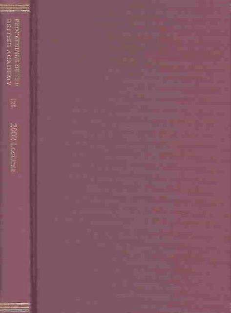 2002 Lectures by P J Commander of the Order of the British Empire Marshall Hardback Book