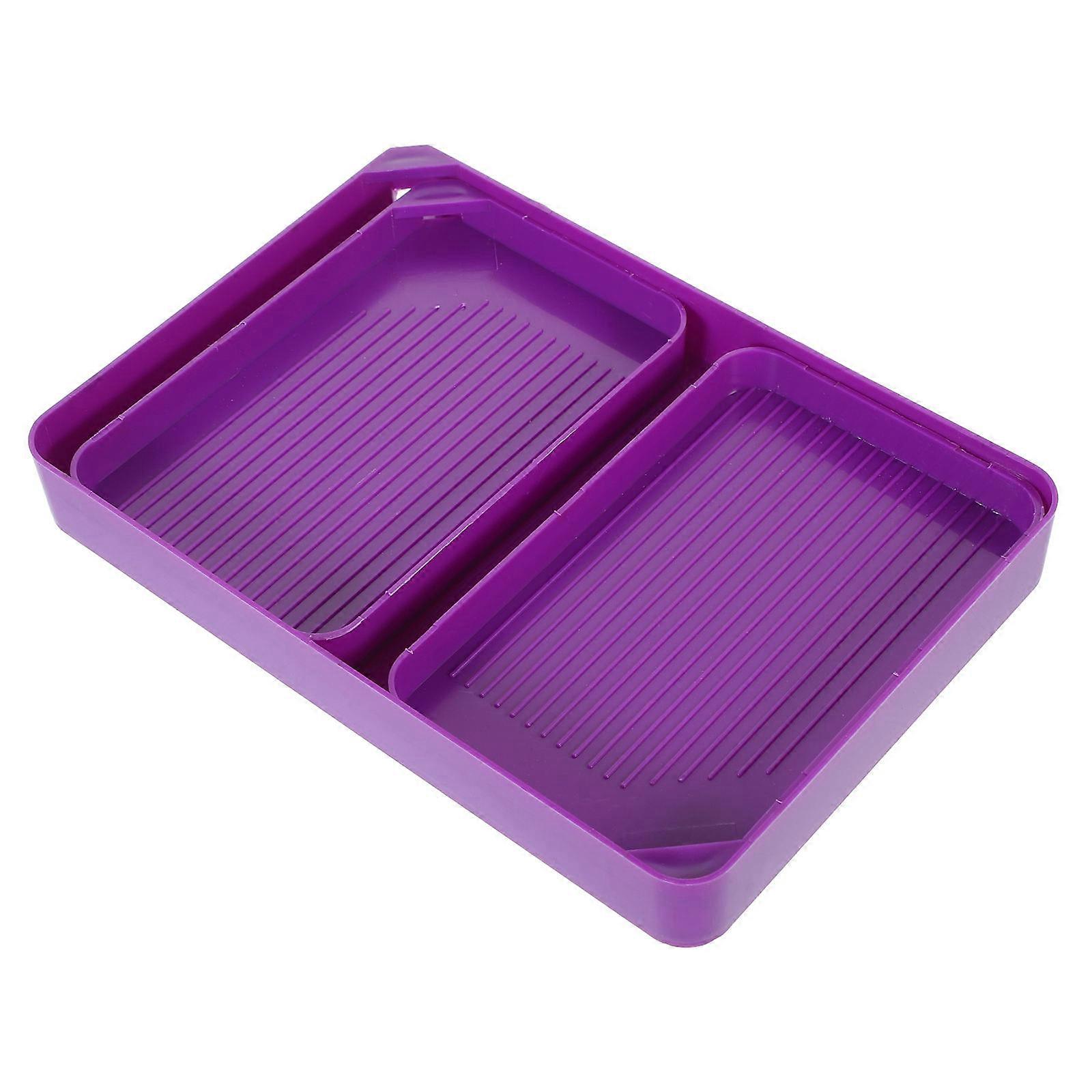 Rhinestone Storage Containers Funnel-Shaped Plastic Tray For Artists And Simple Design 1Set