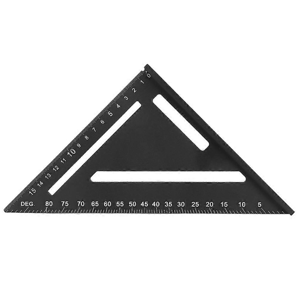Woodworking Triangular Ruler Aluminum Alloy Industrial Protractor Tools 0~90° 1mm