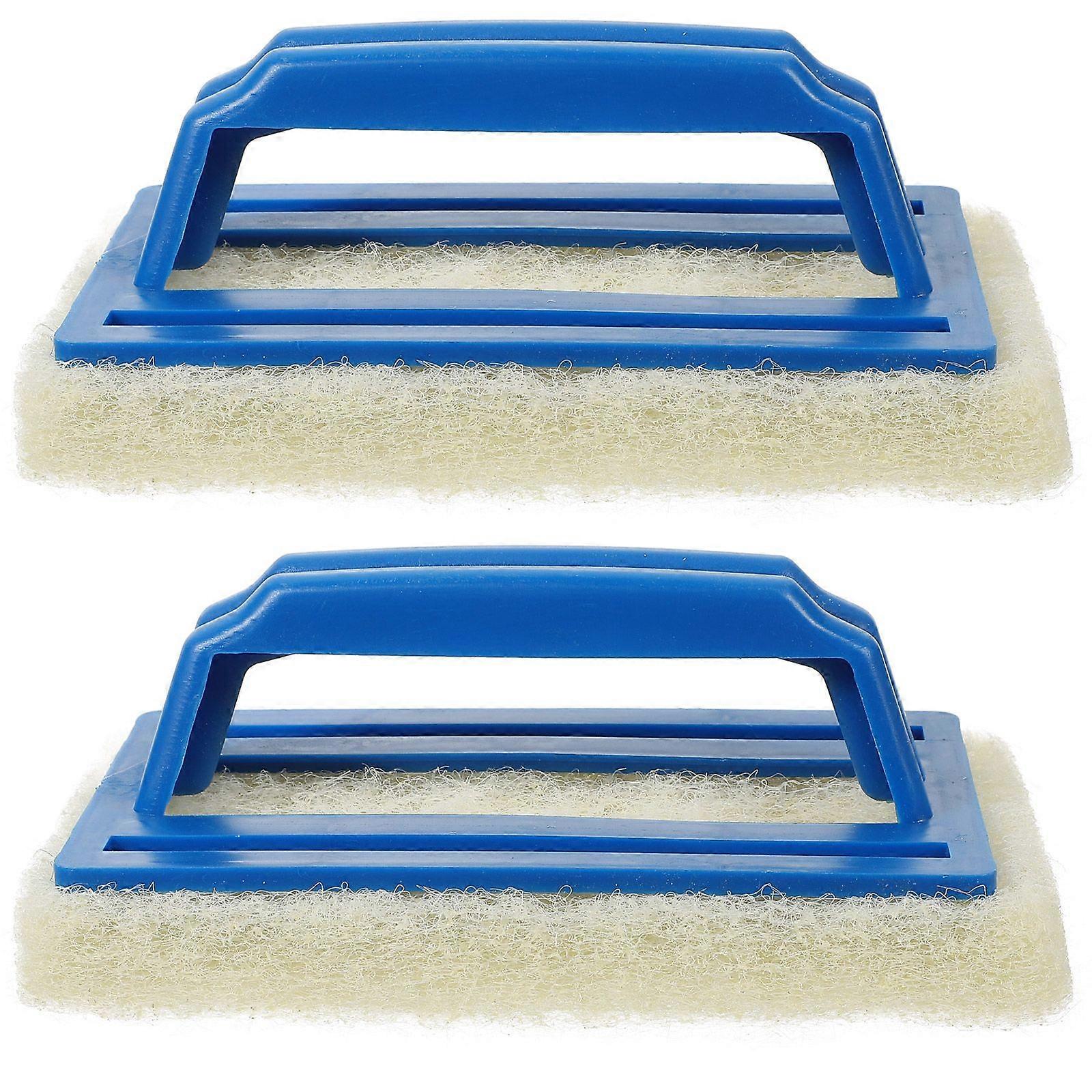 2pcs Multi Purpose Scrub Brush Utility Brush Swimming Pool Cleaning Tools