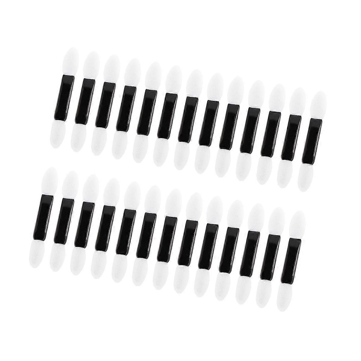Brush Eyeshadow Double-Ended Sponge Applicator for Makeup Use 100Pcs