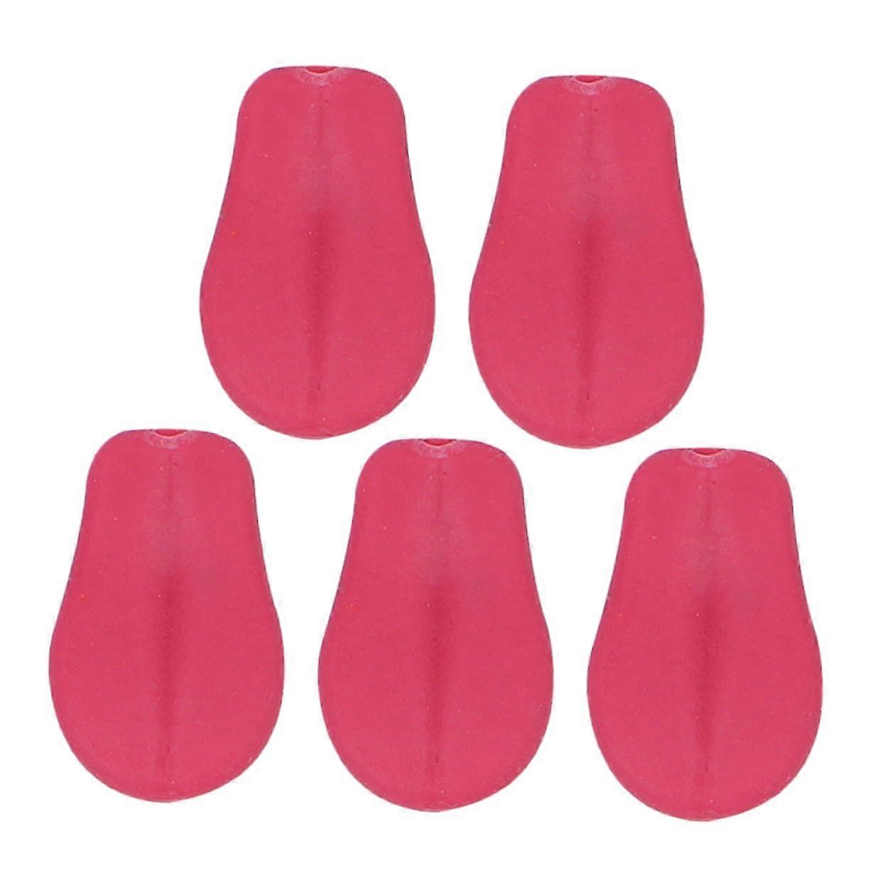 Doll Tongue Accessories Pack Of 5, Plush Dog Prank Props, DIY Toy Accessory, Handmade Realistic Tongue, Plastic Rosy