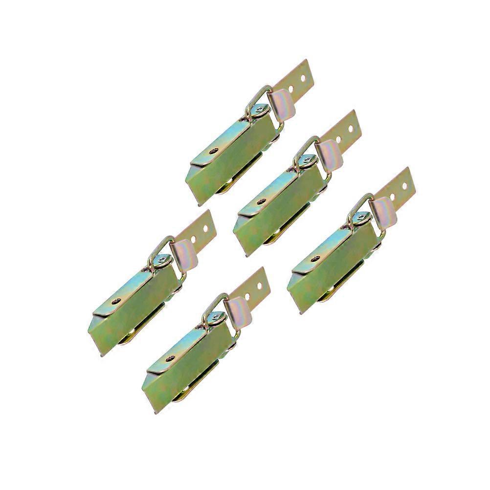 Buckle Latch Clasp Buckle Clip Durable Locking Rectangular For Diy Leather Craft Home Use 5Pcs
