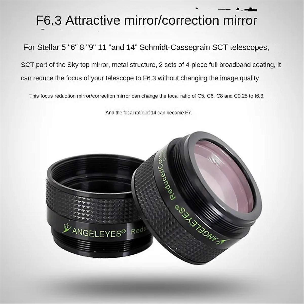 Angeleyes Astronomical Telescope F6.3 Defocusing Mirror Suitable for 5, 8, 9.25, 11 and 14 Inch
