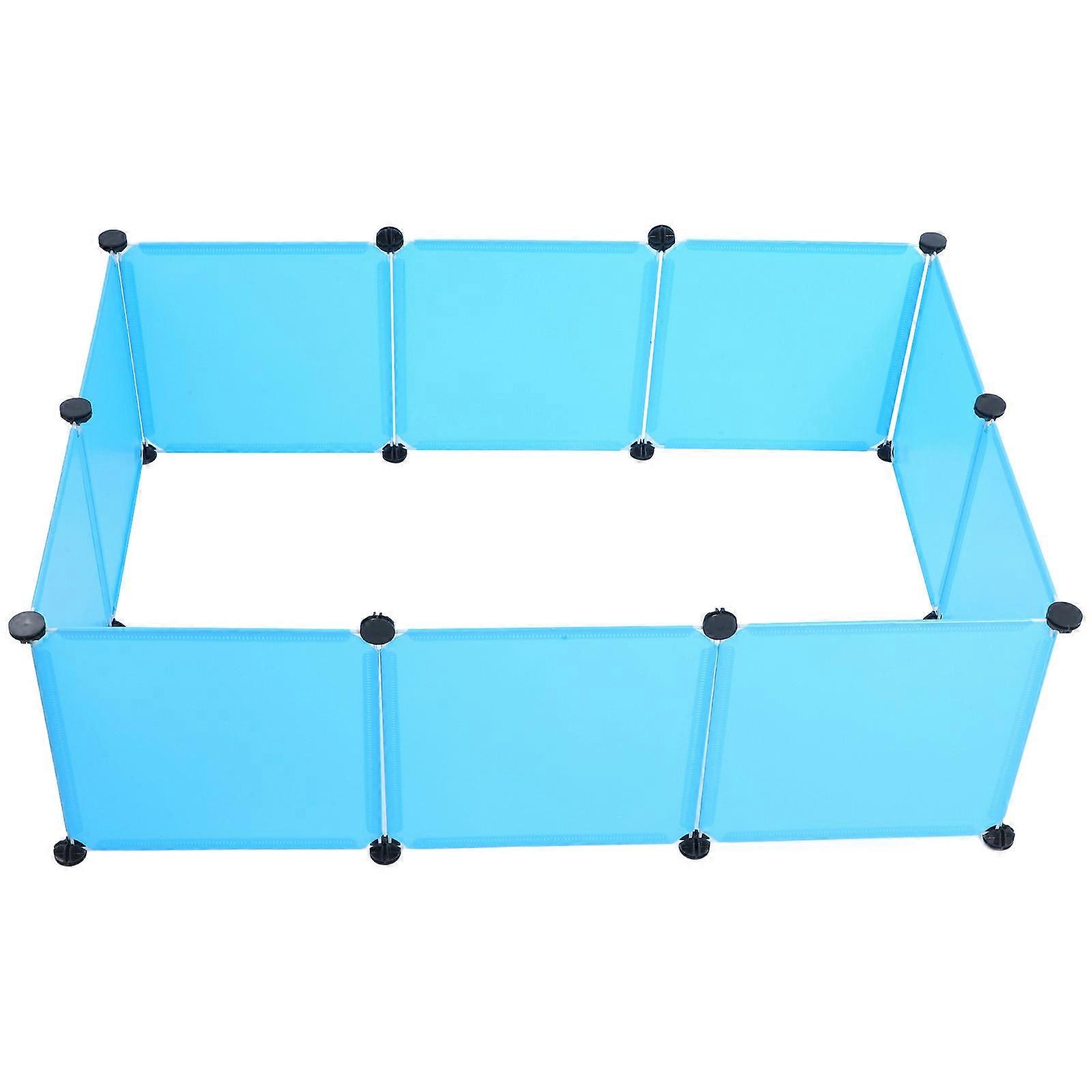 Portable Pet Playpen Rabbit Fence Indoor Outdoor Playpen Panel 35X35Cm SinglePanelSize 20Buckles