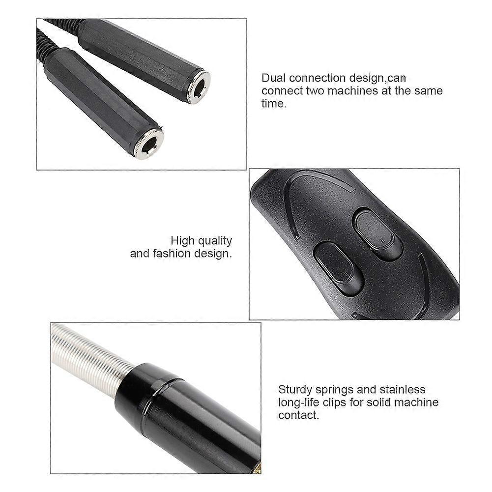 Tattoo Clip Cord Adapter Conversion Dual Connection Cable Tattoo Accessories For Machine Blue