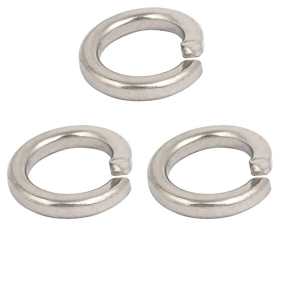 M27 304 Stainless Steel Locking Washer Set of 3, Silver Color, Heavy Duty, Corrosion Resistant, 7b30872acf8deb08b581e6c2973103aa