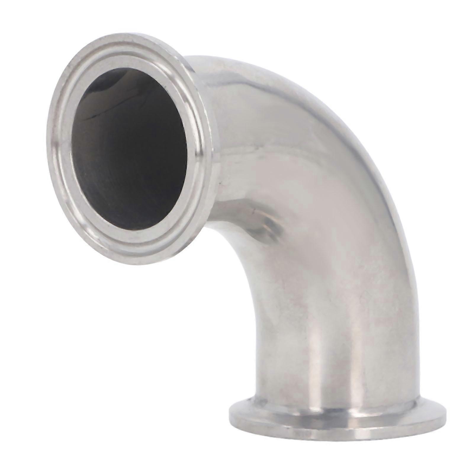 Sanitary Elbow Fitting 90° Stainless Steel Good Sealing Rustproof Pipe Fitting for Industry 38