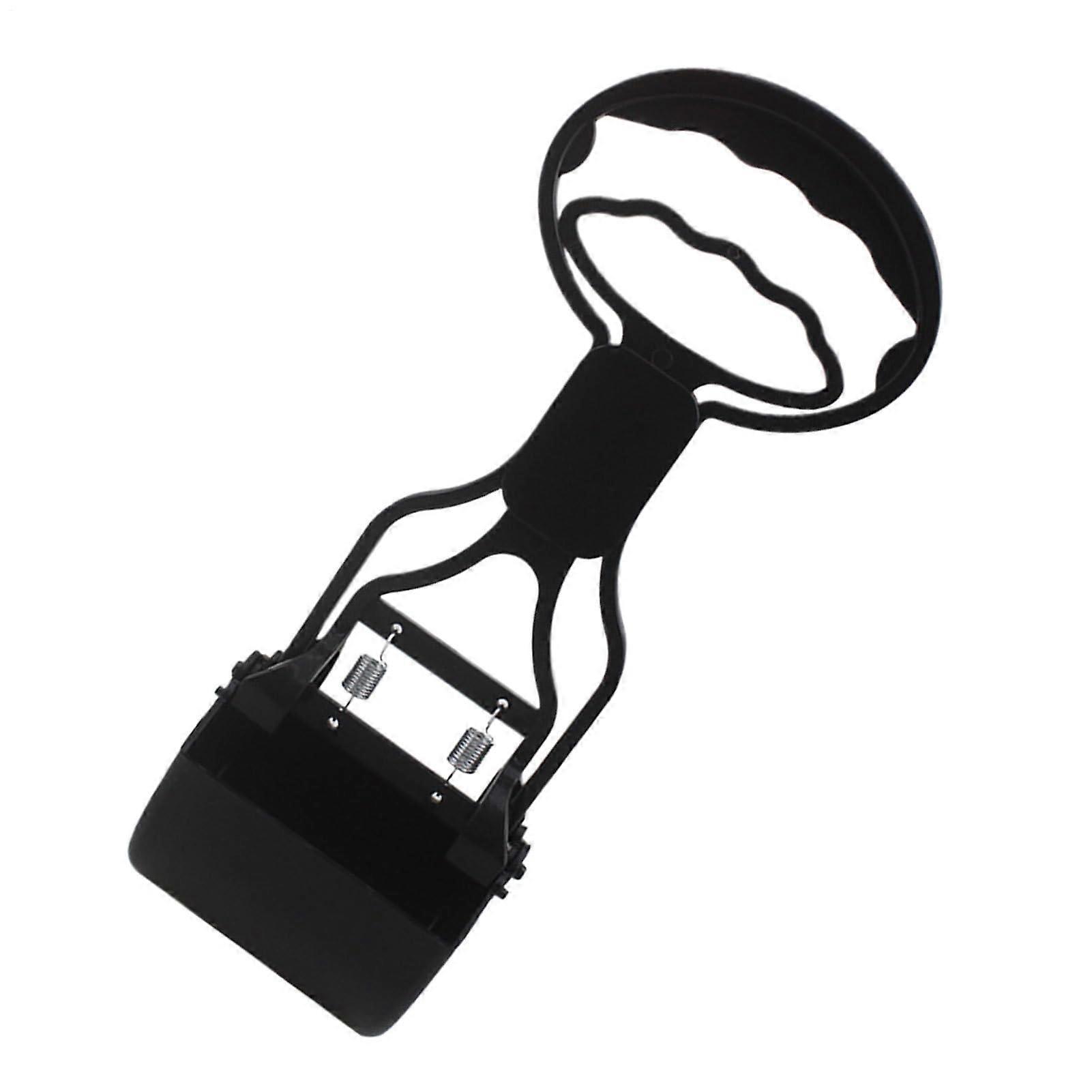 Kotaufnehmer | Cat Waste Grabber with Non-Slip Long Handle, Ideal Poop Remover for Parks, Gardens, Patios, and Indoor Use in Black
