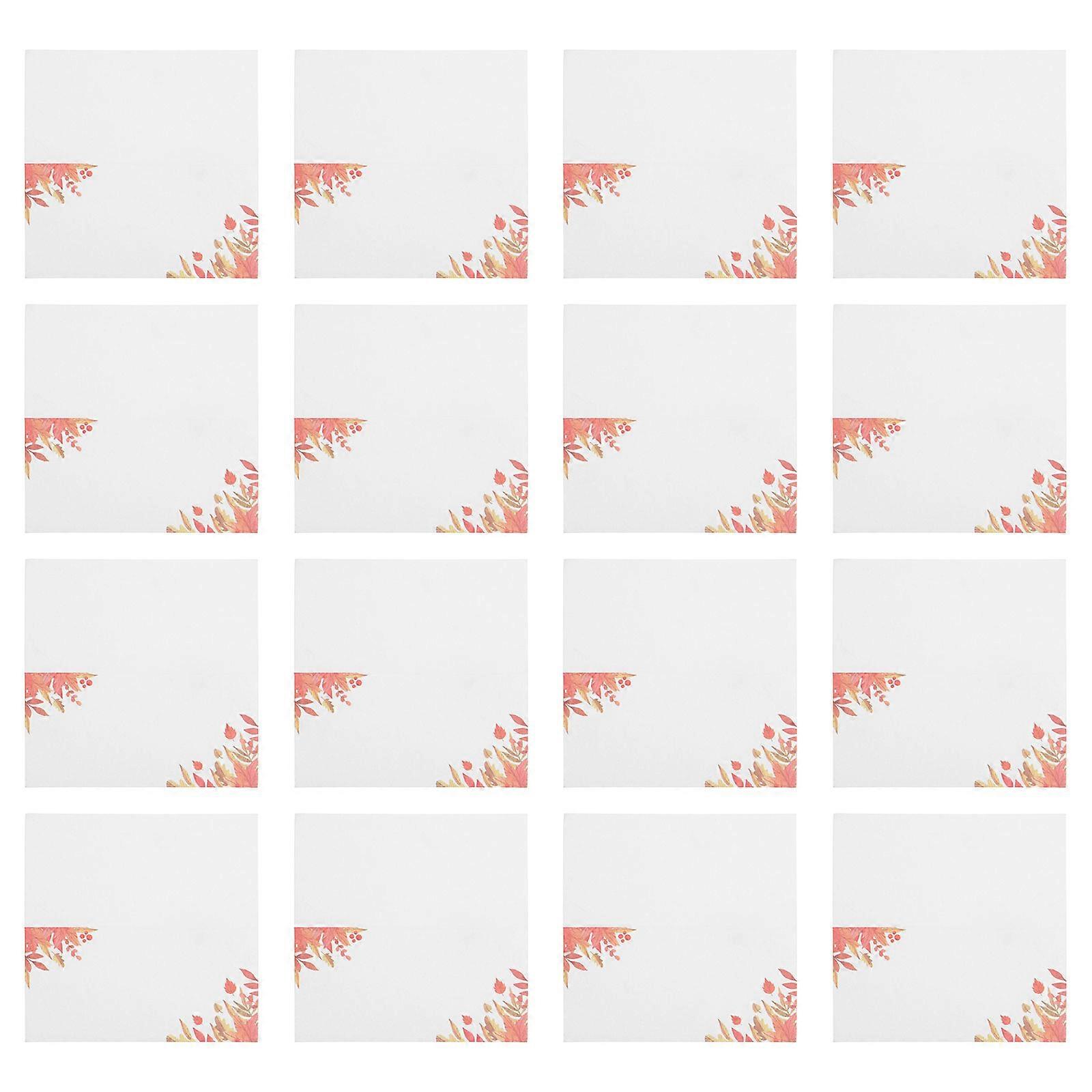 Blank Handwritten Seating Cards Wedding Celebration Assorted Color 3.9×3.9×0.1in Table Signs 50Pack