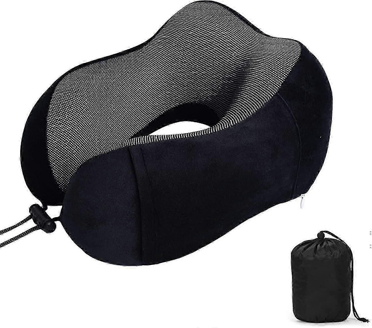 Travel Pillow, Memory Foam Neck Pillow For Travelling Or Flight, Ergonomically Designed Neck Support Pillow