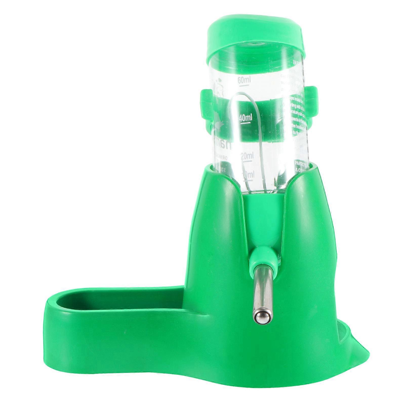 Pet Water Bottle Hamster Water Dispenser Small Pets Food Feeding Rectangular Shape 2Pcs