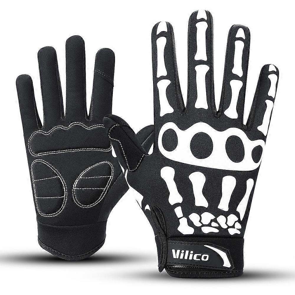VILICO A0143 1 paire de gants de cyclisme à doigts complets Vélo de route VTT Vélo Amortissant Anti Slip Touchscr