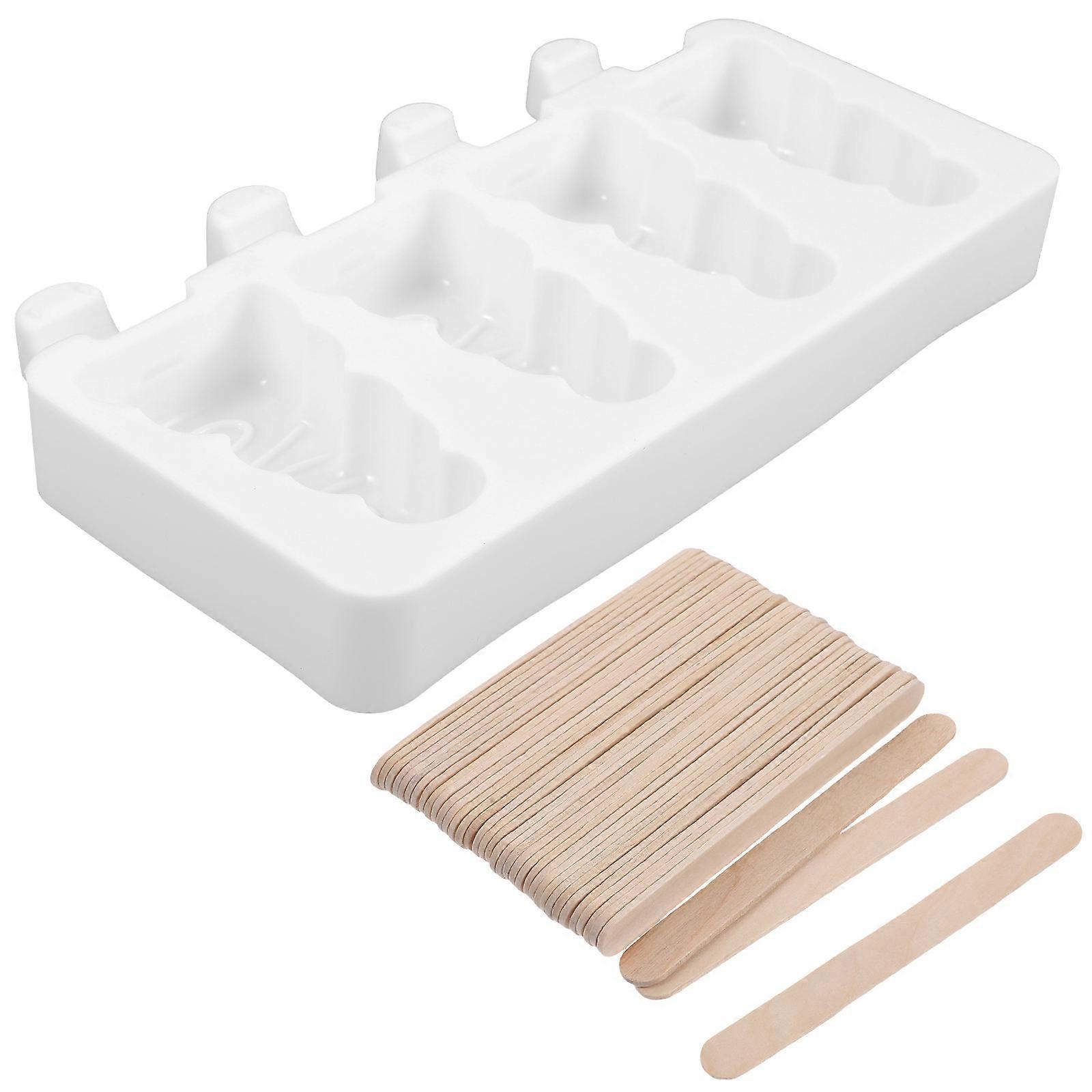 Popsicle Molds Silicone Ice Cream Mold Adorable Shape Easy Demolding Non-Stick Heat Resistant 1 Set
