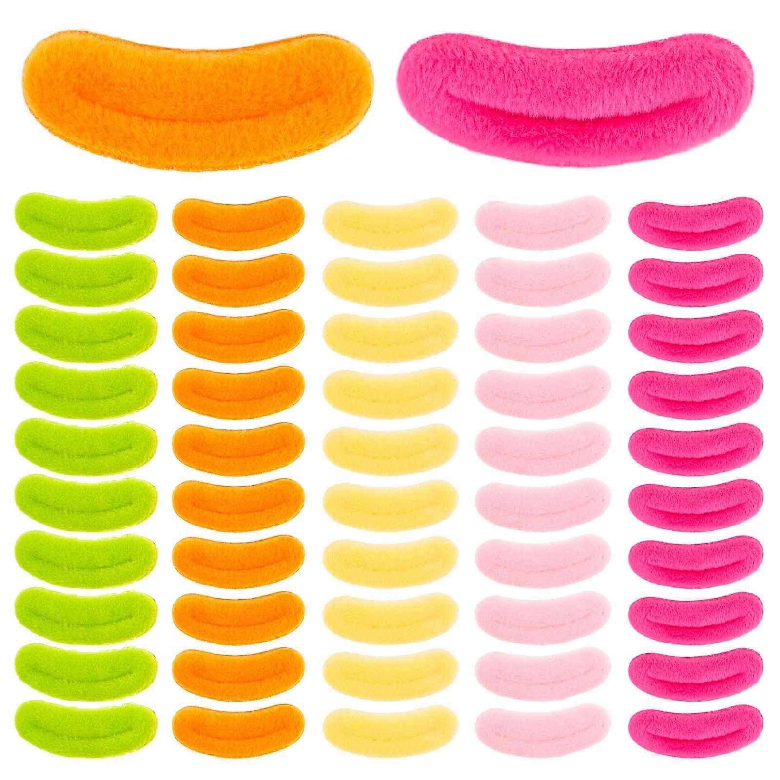 Toy Mouth Repair Mini Plush Toy Doll Lip Mouth Craft Projects Sausage Shape Assorted .00X1.30X1.00Cm 100Pcs