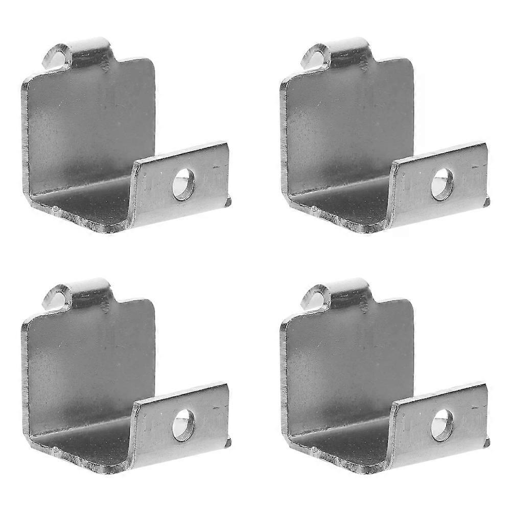 Freezer Shelf Support Clips, 4 Pcs Wire Hooks for Fridge Cooler Organization Storage