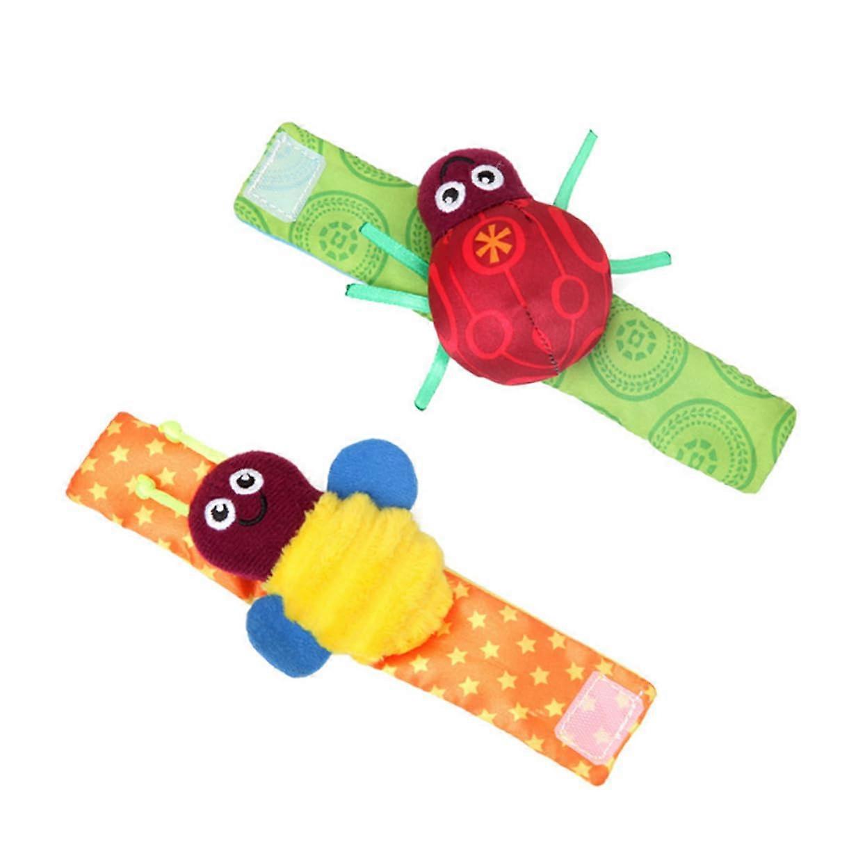 wrist rattle, comfortable for newborns, bee design for sensory development