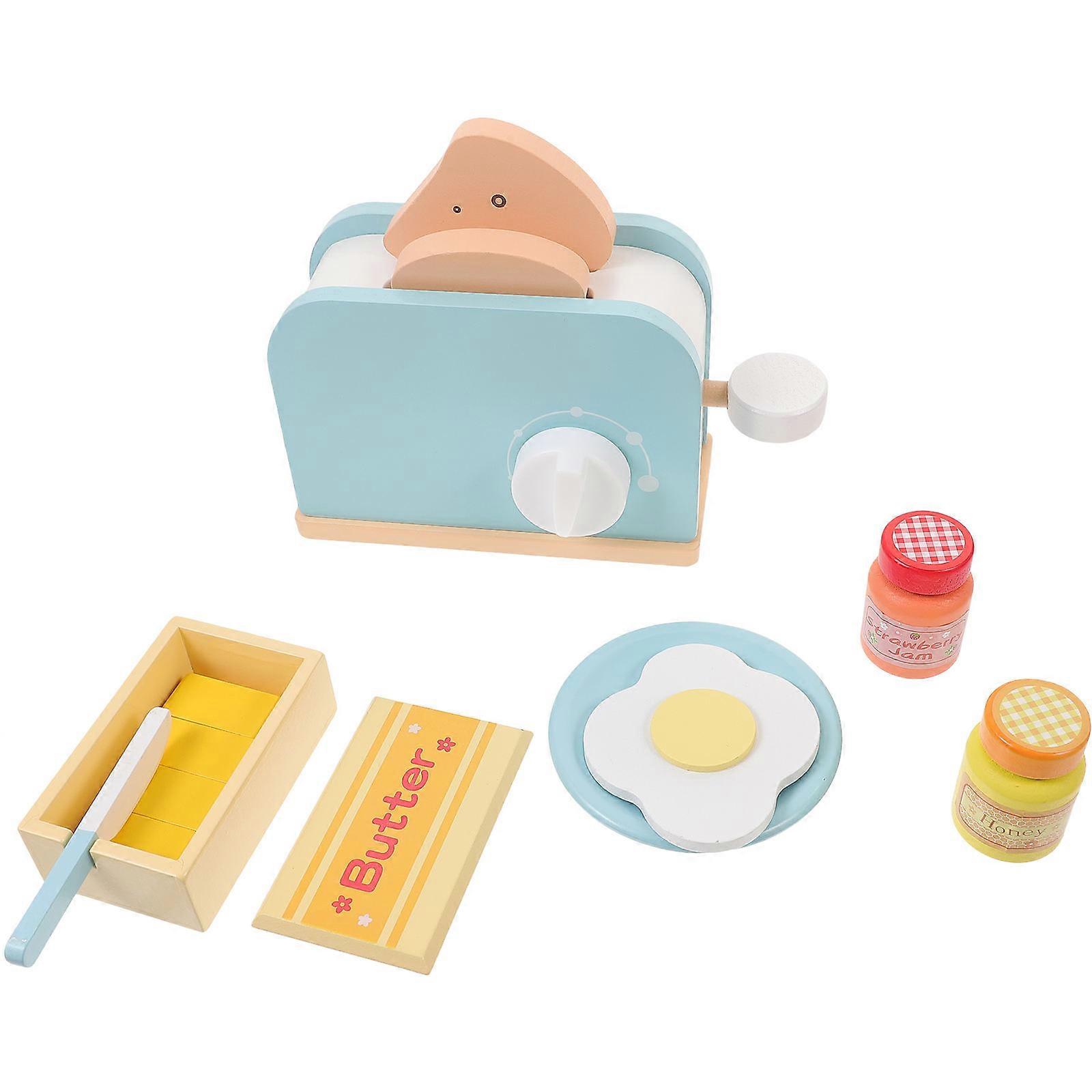 Toaster Kitchen Set for Early Learning Pretend Play, Realistic Design, Educational Fun for Boys