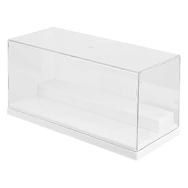 1 pc Plastic Display Box Craft Storage Shelf Double Layer Model Box