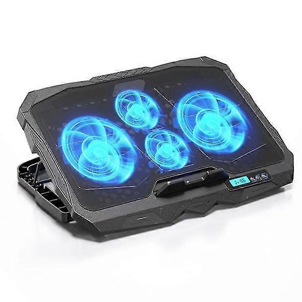 Notebook Cooler with 4 Fans, Adjustable Wind Speed, Display and Radiator