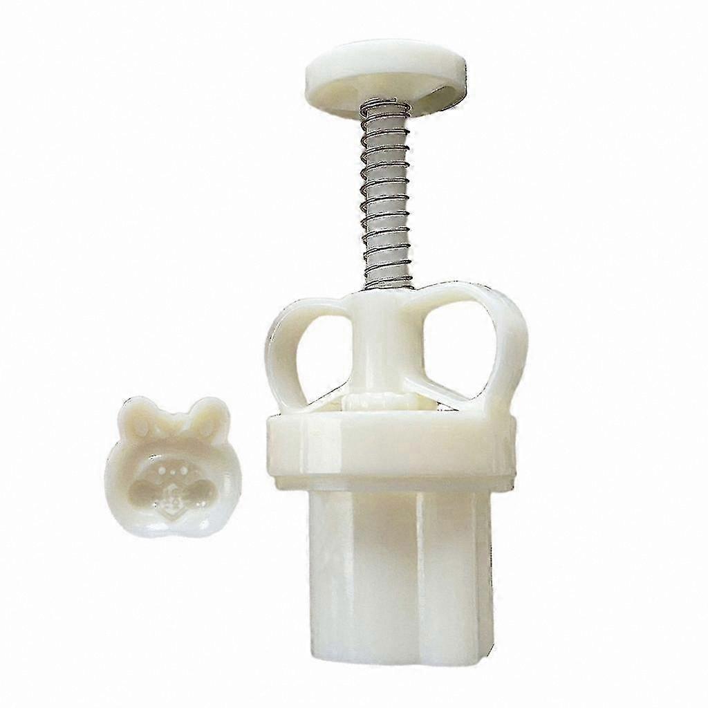 Festival DIY Hand Press Tools for Mooncake Making with Rabbit Design Cutters