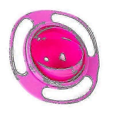 Universal Gyro Bowl, children's 360-degree rotating balance bowl(Red)