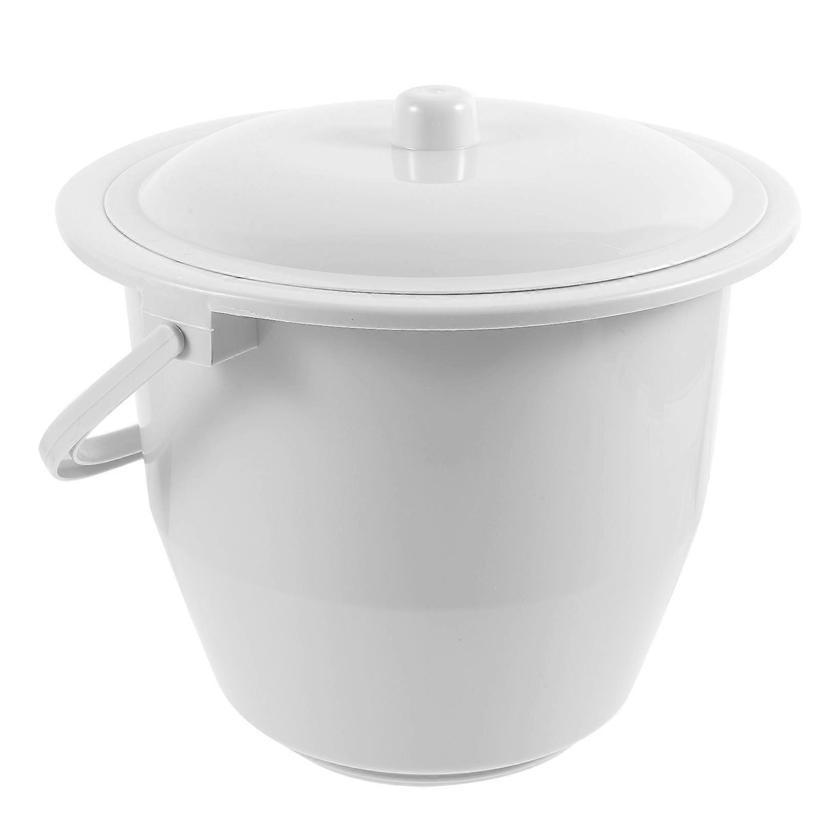 Chamber Pot Urine Jug For Home And Hospital Use Grey Practical Material 1Set