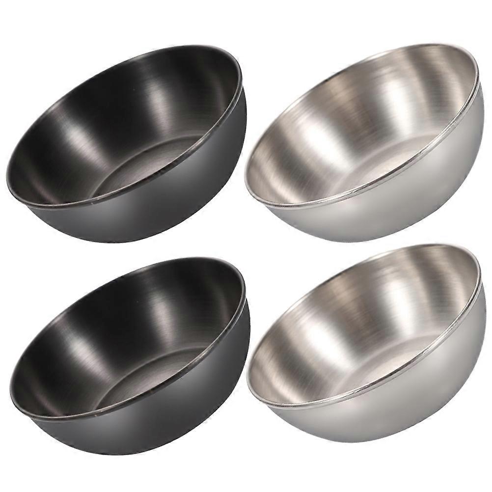 Stainless Steel Sauce Dipping Dish for Kitchen Use Easy to Clean and Reusable 4pcs Assorted Color