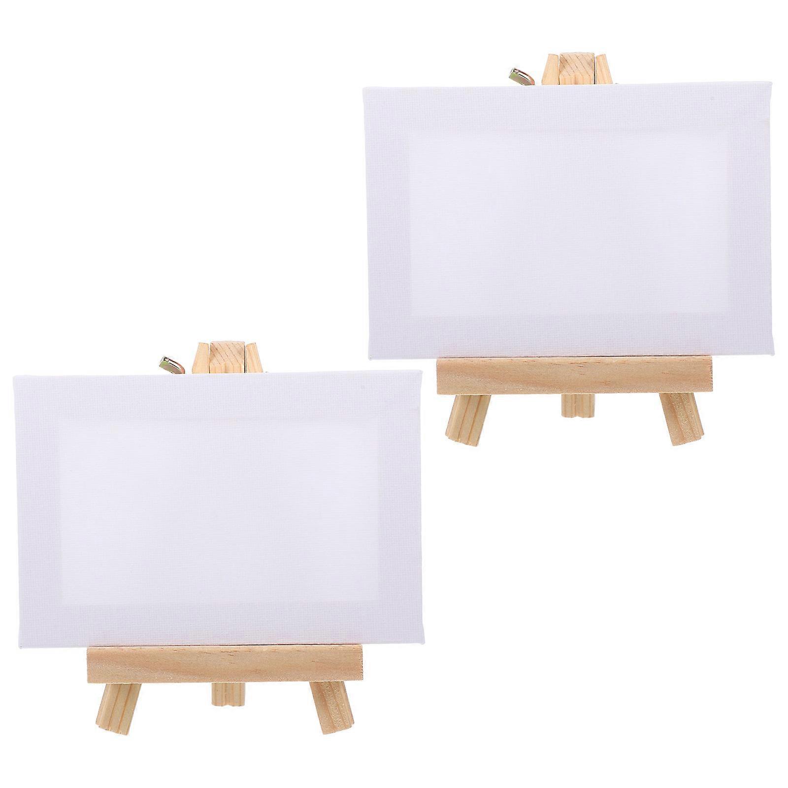 Mini Canvas Easel Set with Frames – Compact Lightweight Art Display Stand for Oil, Gouache, and DIY Painting – Home, Office, and Gallery Use