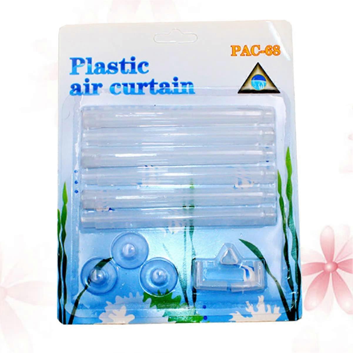 2-Piece Transparent Air Bubble Tubes for Aquariums With Suction Cups for Oxygenation in Fish Tank, Durable and Easy to Clean