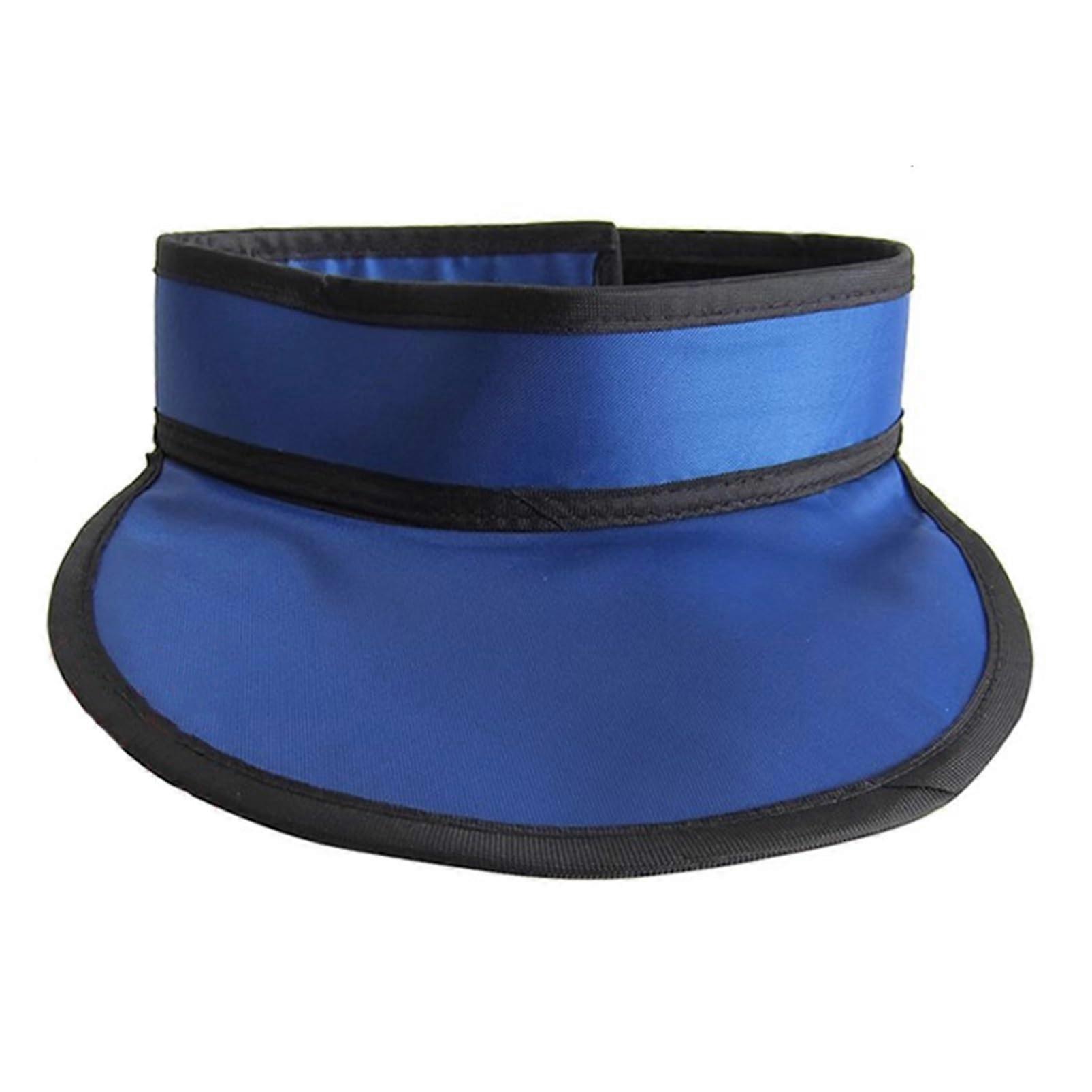 Lead Apron 0.5mmPb Thyroid Protection Collar X-Ray Shield For MRI CT 21.5x6.3In Blue