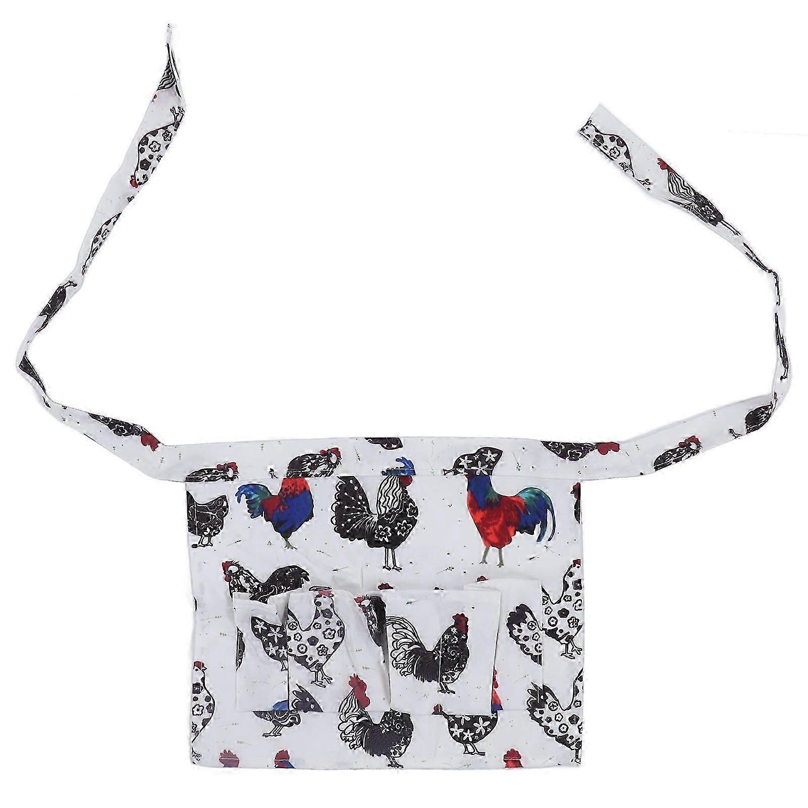 Hands-Free Egg Collection Apron with 3 Pockets - Child-Friendly Gathering Apron for Duck & Goose Eggs Holding