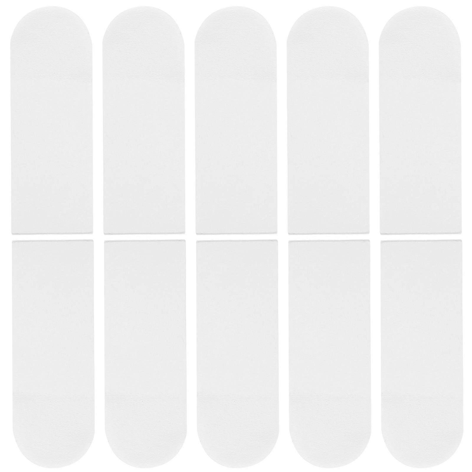 White Double Sided Stickers for Fixing Use Made of Synthetic Material 50pcs
