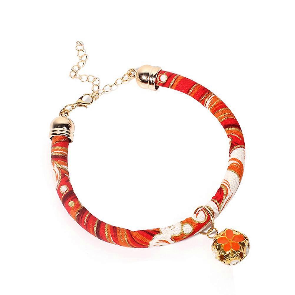 Creative Flower Pattern Necklaces for Pets, Adjustable and Comfortable for Daily Wear