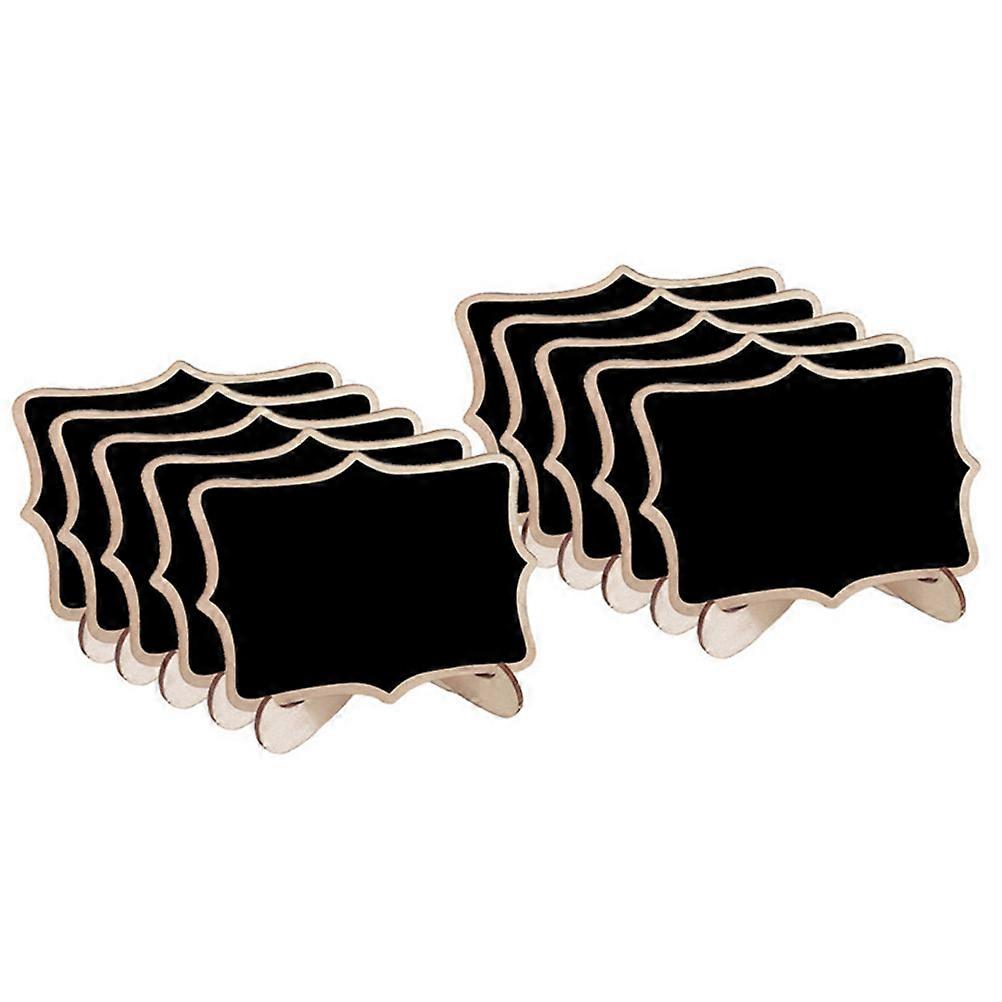 20pcs Mini Chalkboards with Message Board Signs for Weddings, Parties, and Place Cards – Includes Water Based Chalk for Easy Writing and Erasing