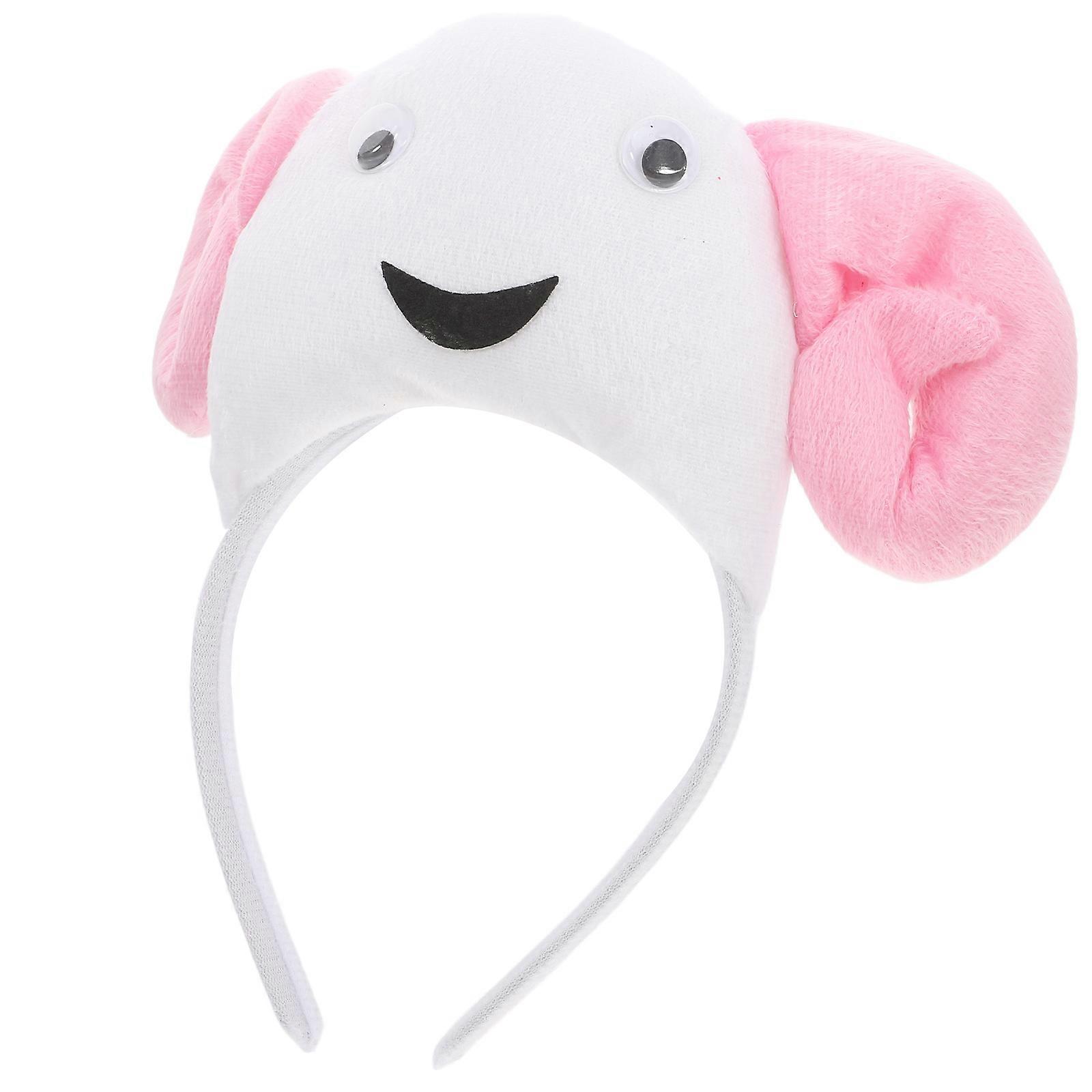 Adorable Sheep Ears Headband For Themed Parties And Halloween 24.00X20.00X4.50cm Cute Design For Family 1Pack