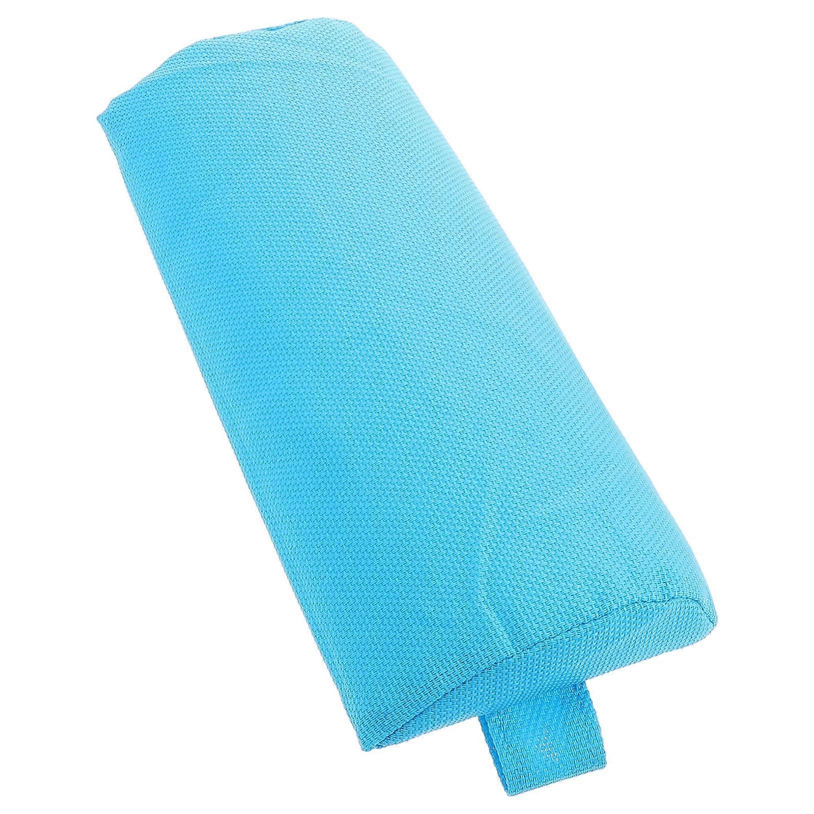 Strandkorbkissen Kopfstuetze Headrest Cushion Removable Foam Sky Blue Versatile for Camping Pool and Home