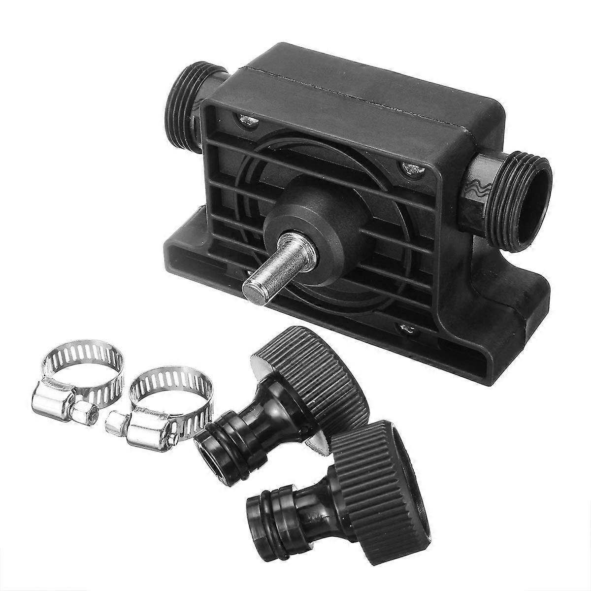 Portable Power SelfPriming Drill Pump Flow Lightweight Home For Drills