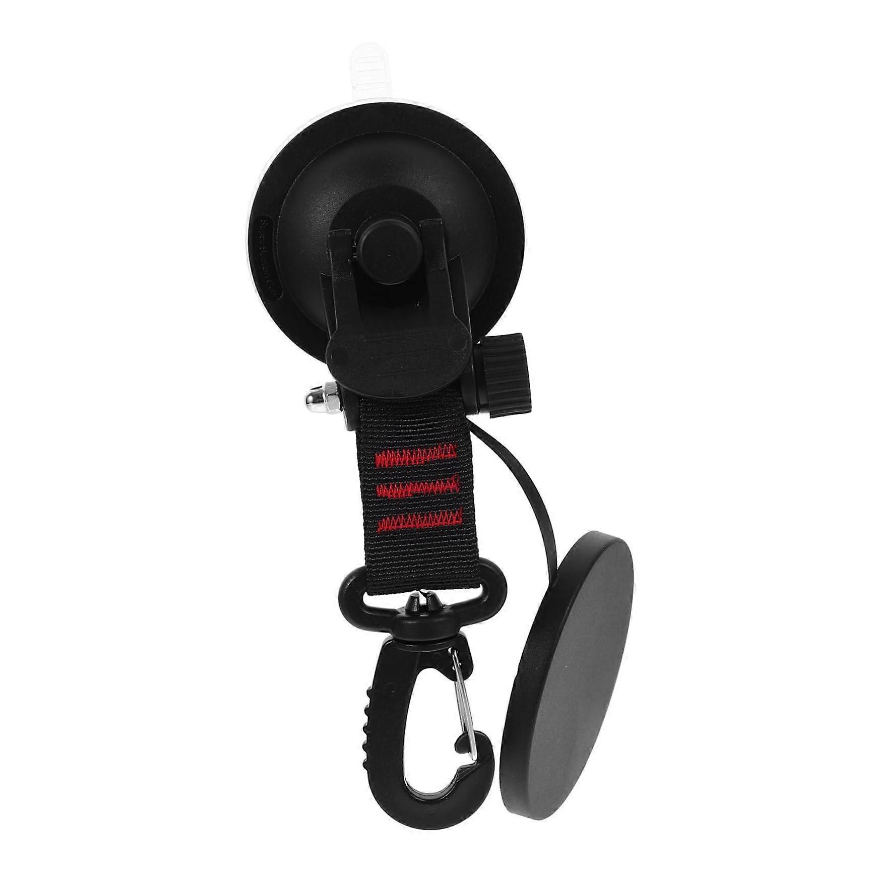 1pc Suction Cup with Safety Hook for Tent Attachment, Practical Camping Accessory for Stable Tarps and Outdoor Activities