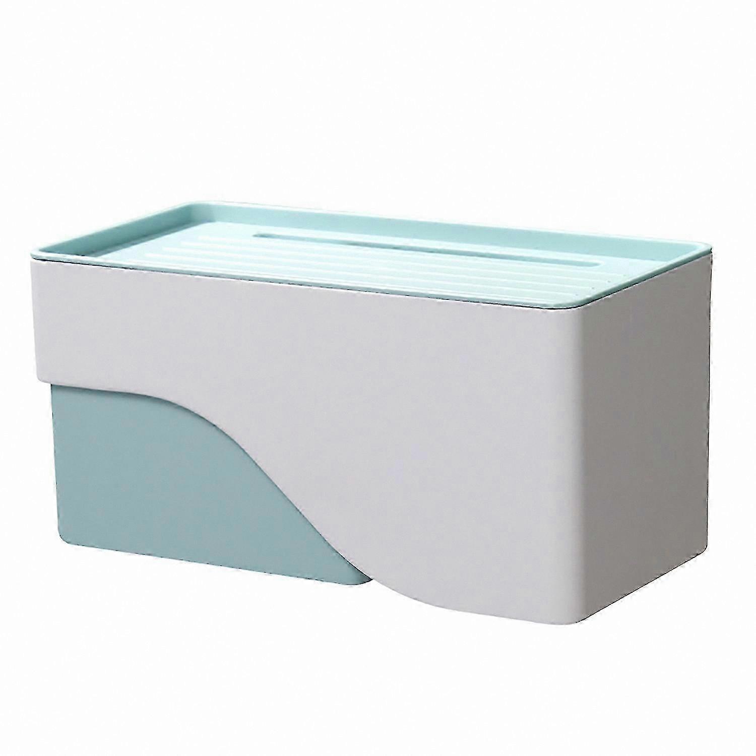 Wall-Mounted Paper Rack with Storage Shelf for Bathroom and Kitchen Organization