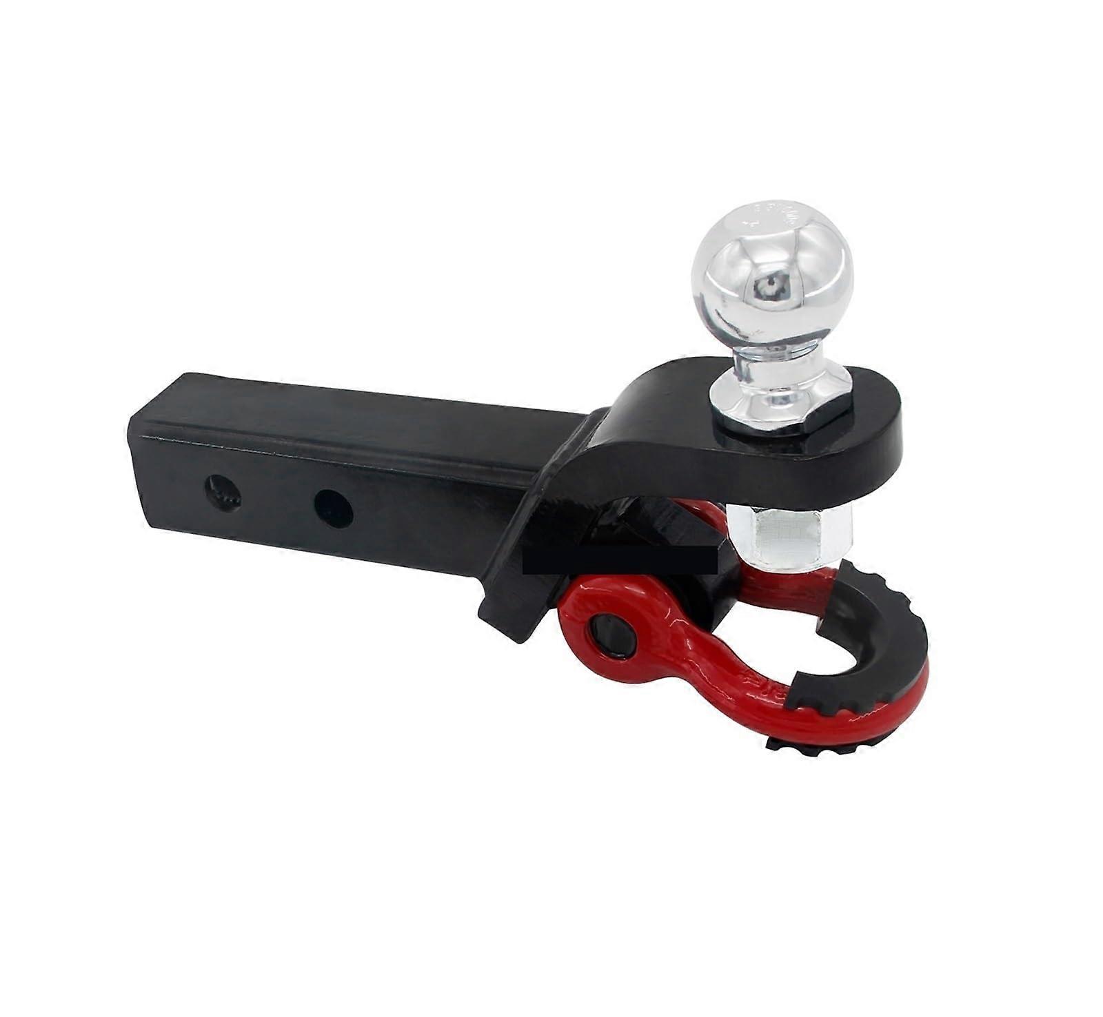 Trailer Hitch Ball Mount With 3/4-Inch Pin Clip, Heavy-Duty 2-In-1 Tool, Fits 2-Inch Receiver, For Trucks, Model B