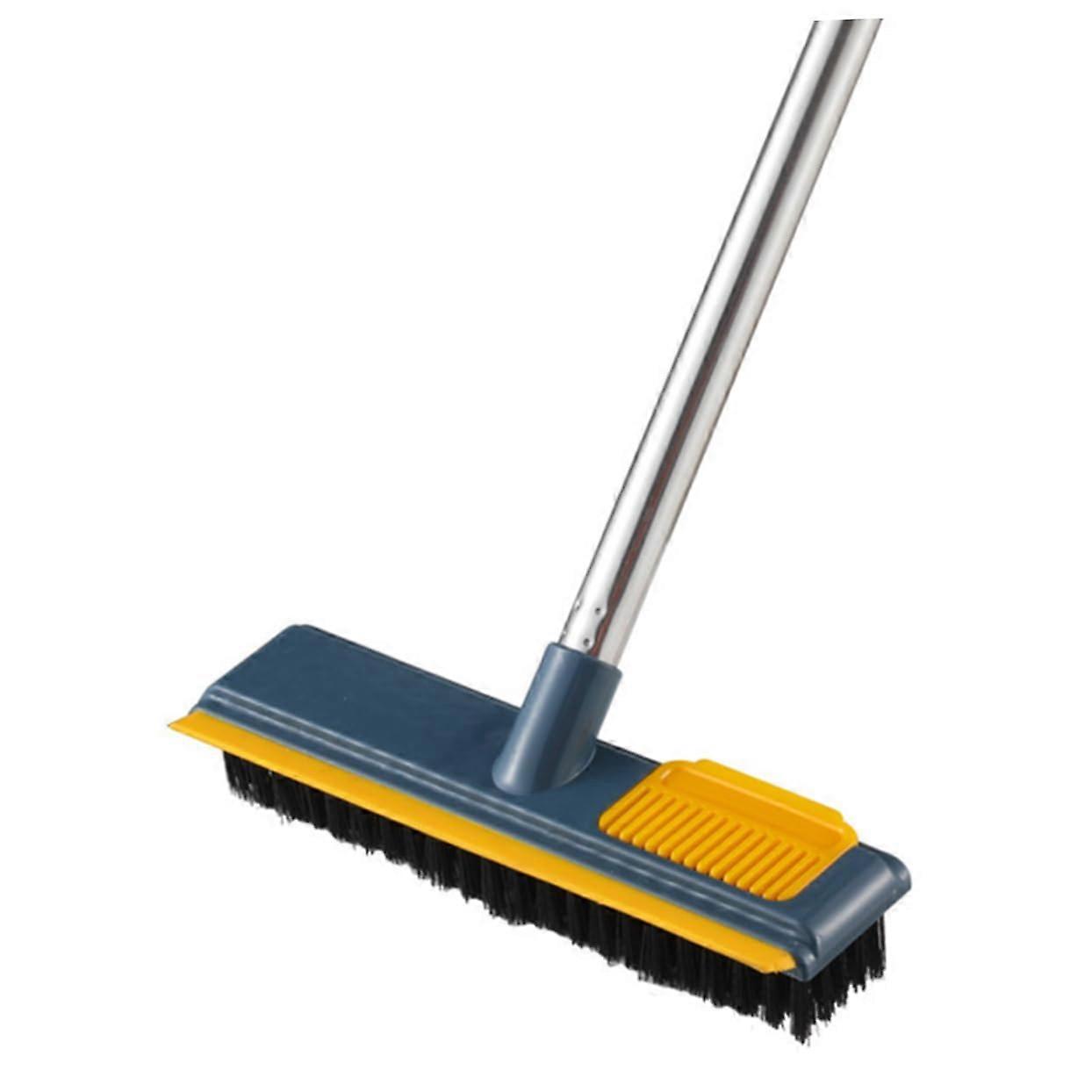 Floor Bulb Brush with Long Stiff Bristles for Effective Bathroom and Tile Cleaning, Compatible with All Floor Types