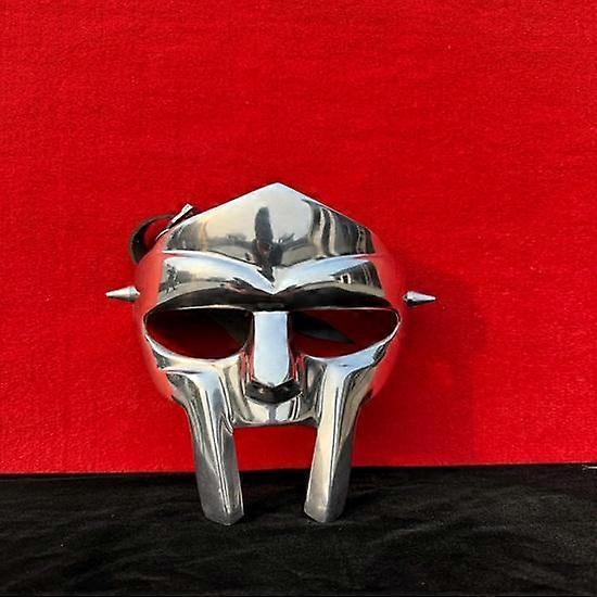 MF Doom Mask Anti Rust Mirror Finish Party Mask Mad Villain Gladiator Face Mask Best Gift For Him, Her