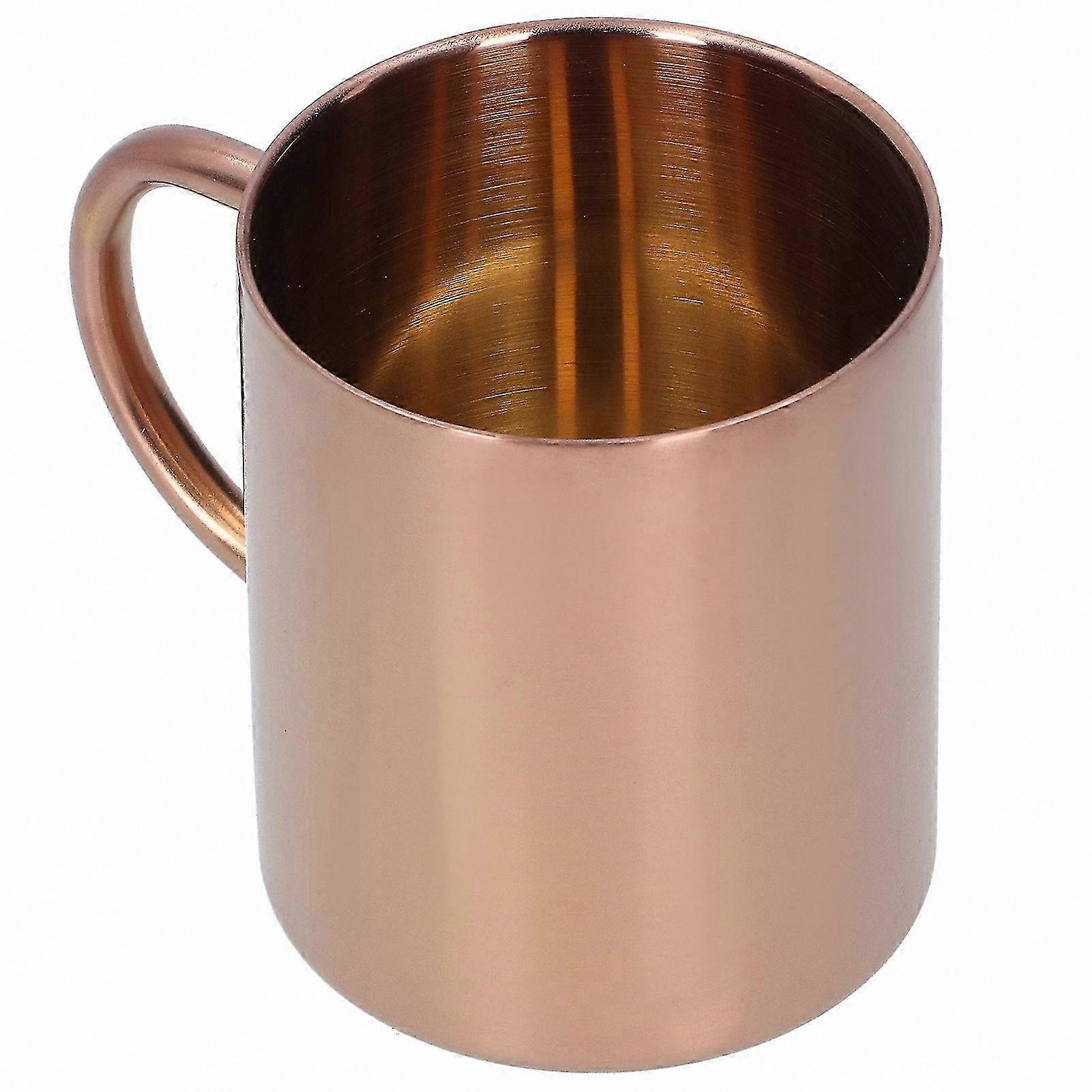 Double Layer Insulated Coffee Tea Cup with Handle, 400ml Capacity for Hot and Cold Beverages
